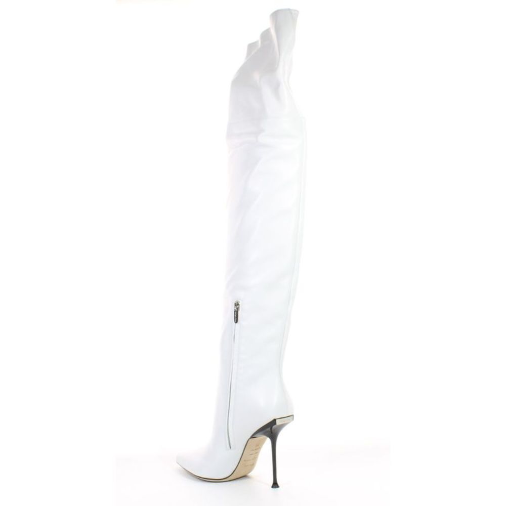 Sergio Rossi Womens Nappa Seventy Bianco White Fashion Boots EUR 39 Medium (B, - Picture 3 of 4